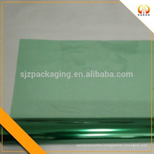 Green transparent color plastic film for packaging